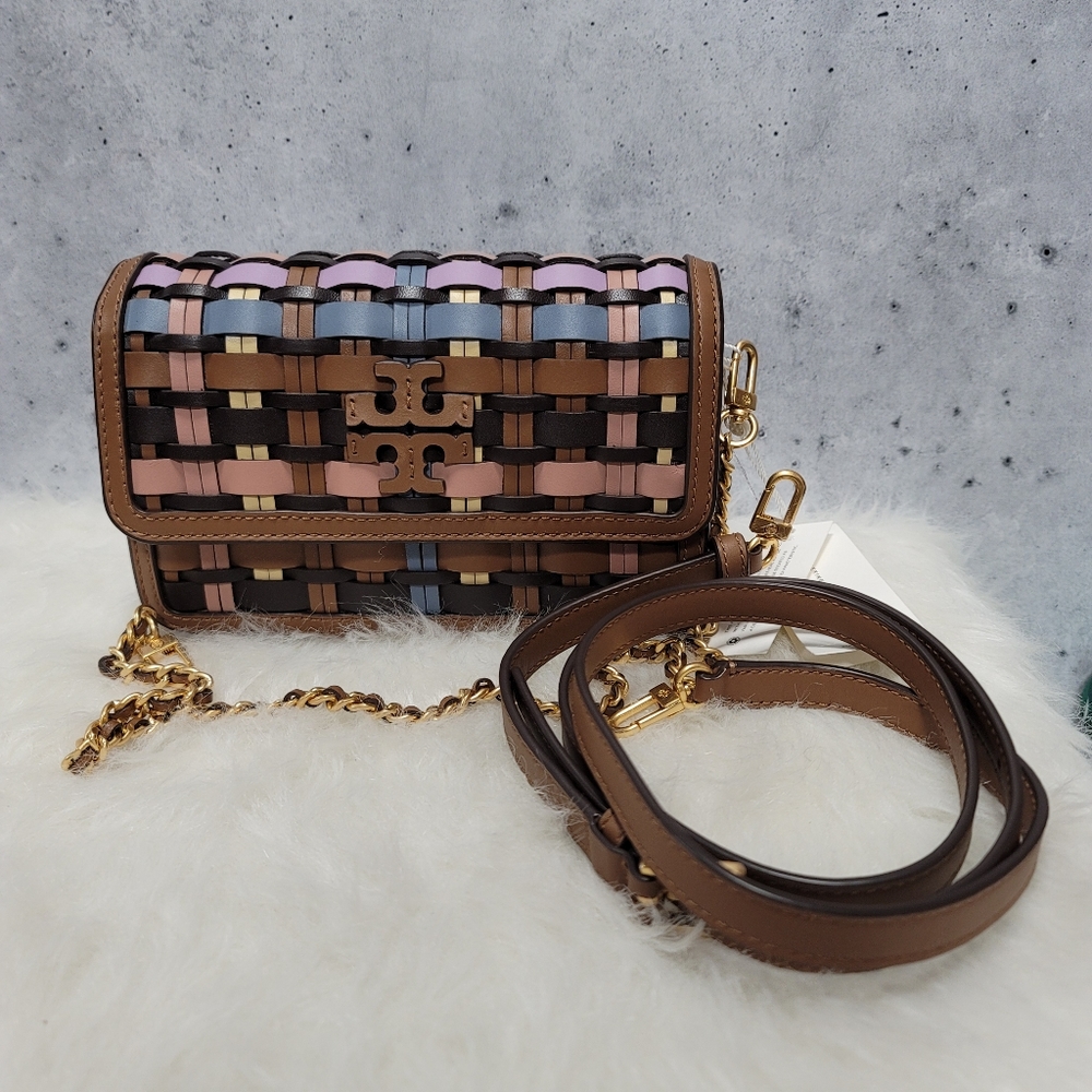 Tory Burch Britten Woven Convertible Crossbody
